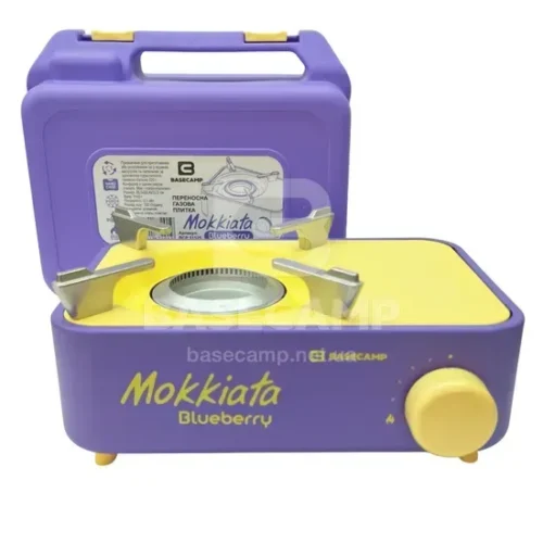Портативна газова плитка Base Camp Camping Stove Mokkiata, Blueberry